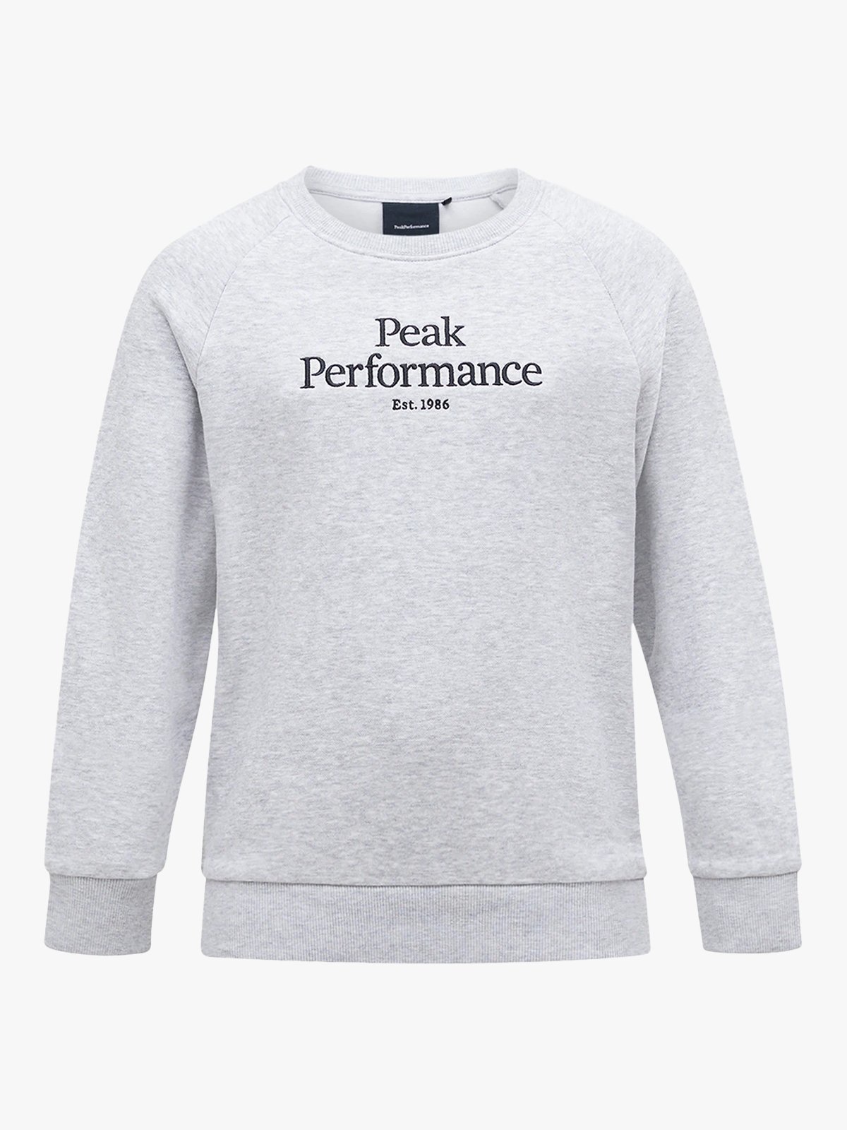 Peak Performance Junior Original Crew Med grey melange