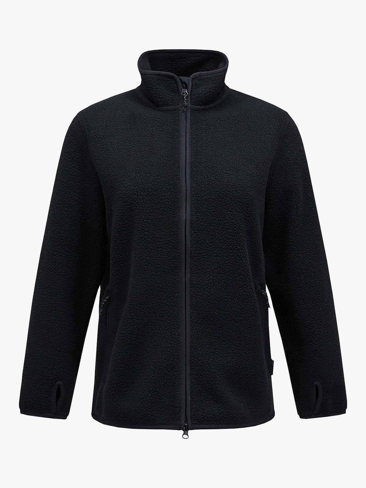 Peak Performance Pile Zip Jacket Black