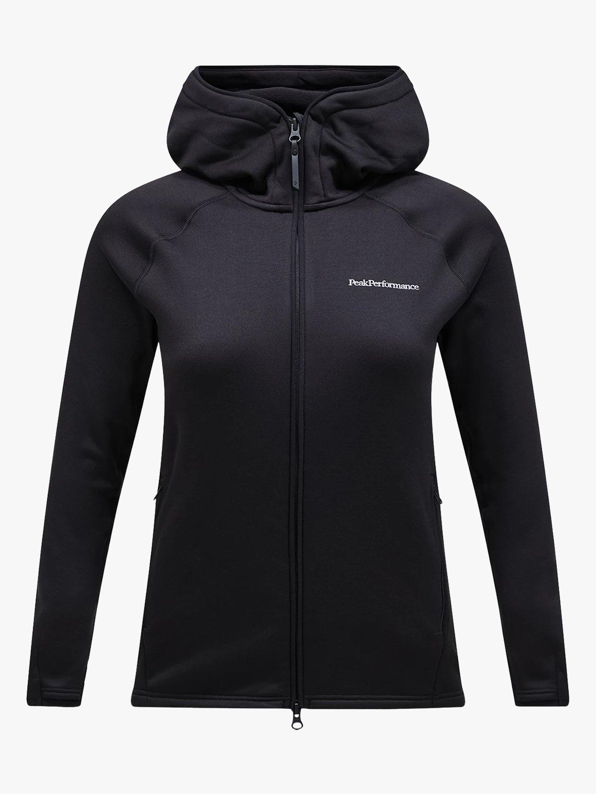 Peak Performance FLO Chill Light Zip Hood Black