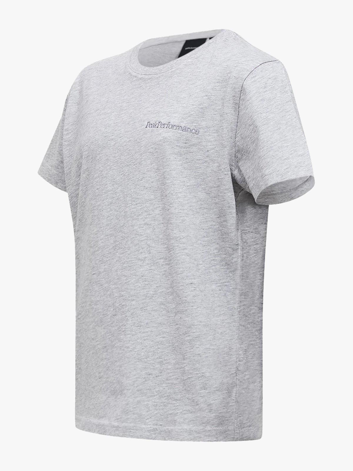 Peak Performance Jr Original Small Logo Tee Med grey melange