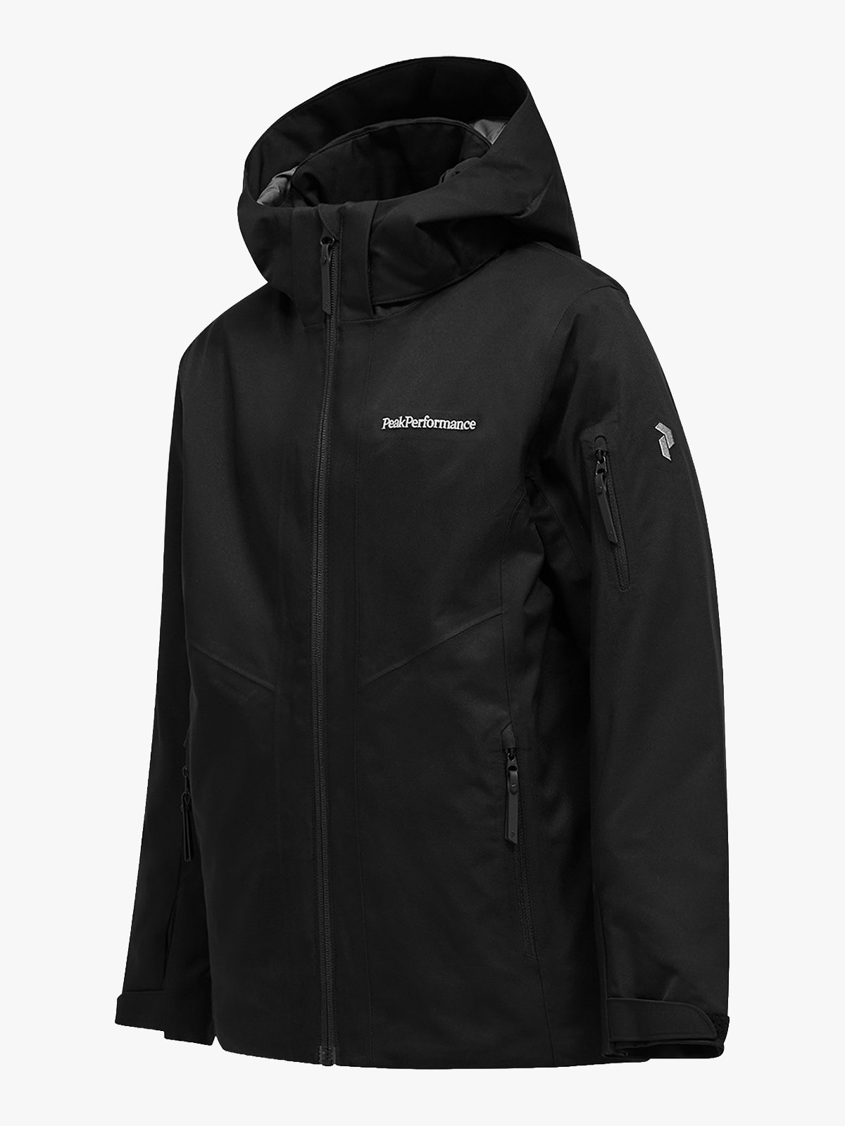Peak Performance Junior Maroon Insulated Shell Jacket Sort