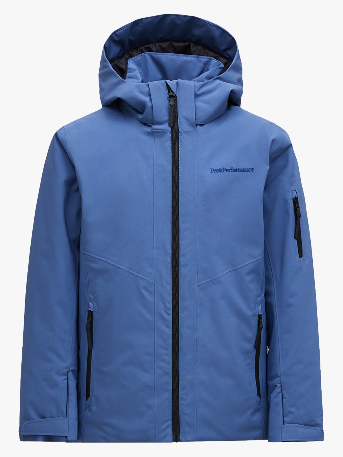 Peak Performance Junior Maroon Insulated Shell Jacket Summit Sky