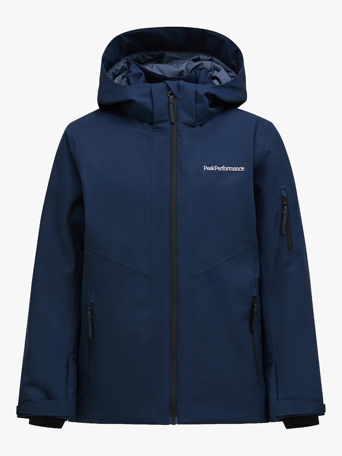 Peak Performance Junior Maroon Insulated Shell Jacket Summit Sky