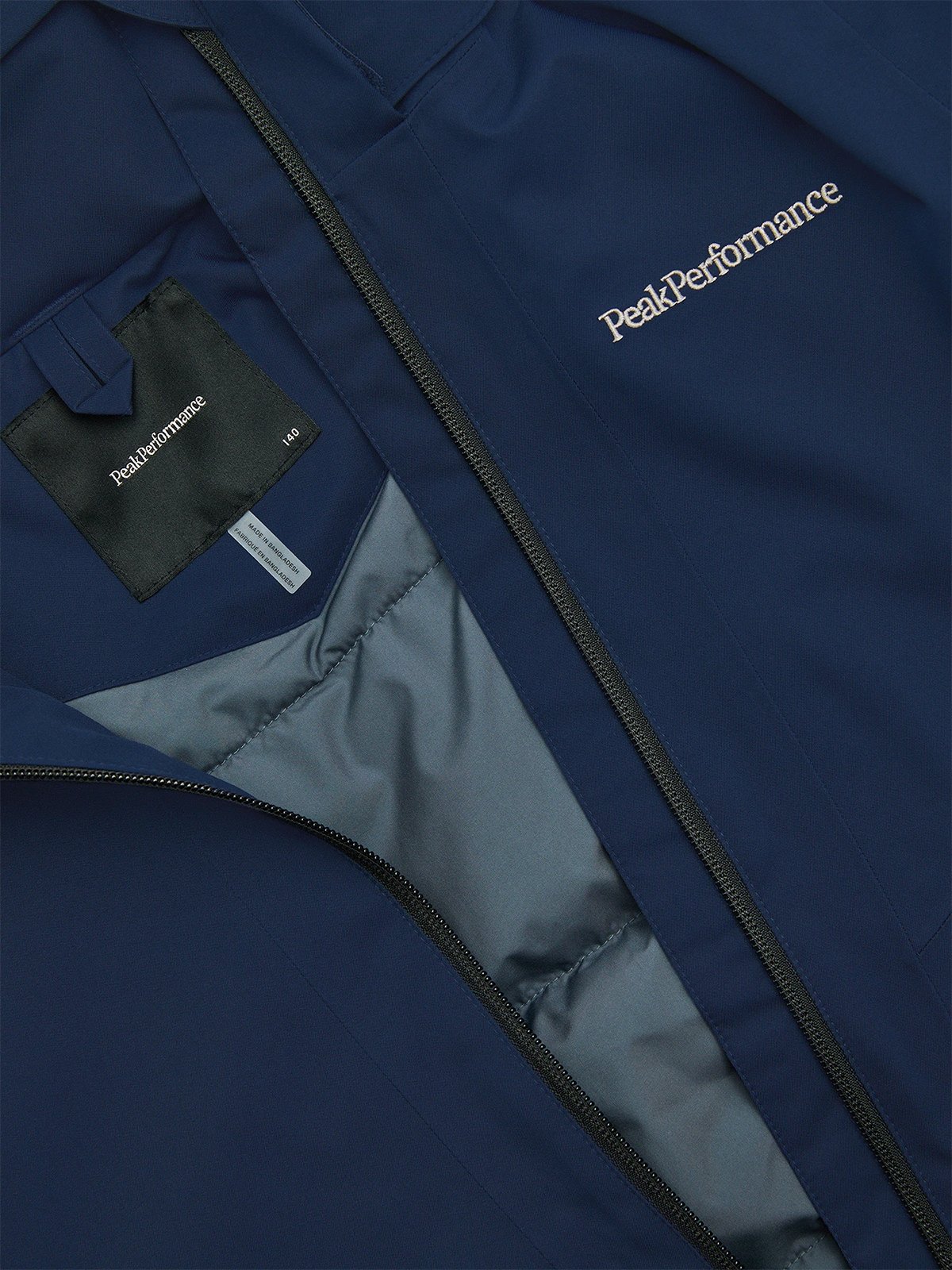 Peak Performance Junior Maroon Insulated Shell Jacket Summit Sky