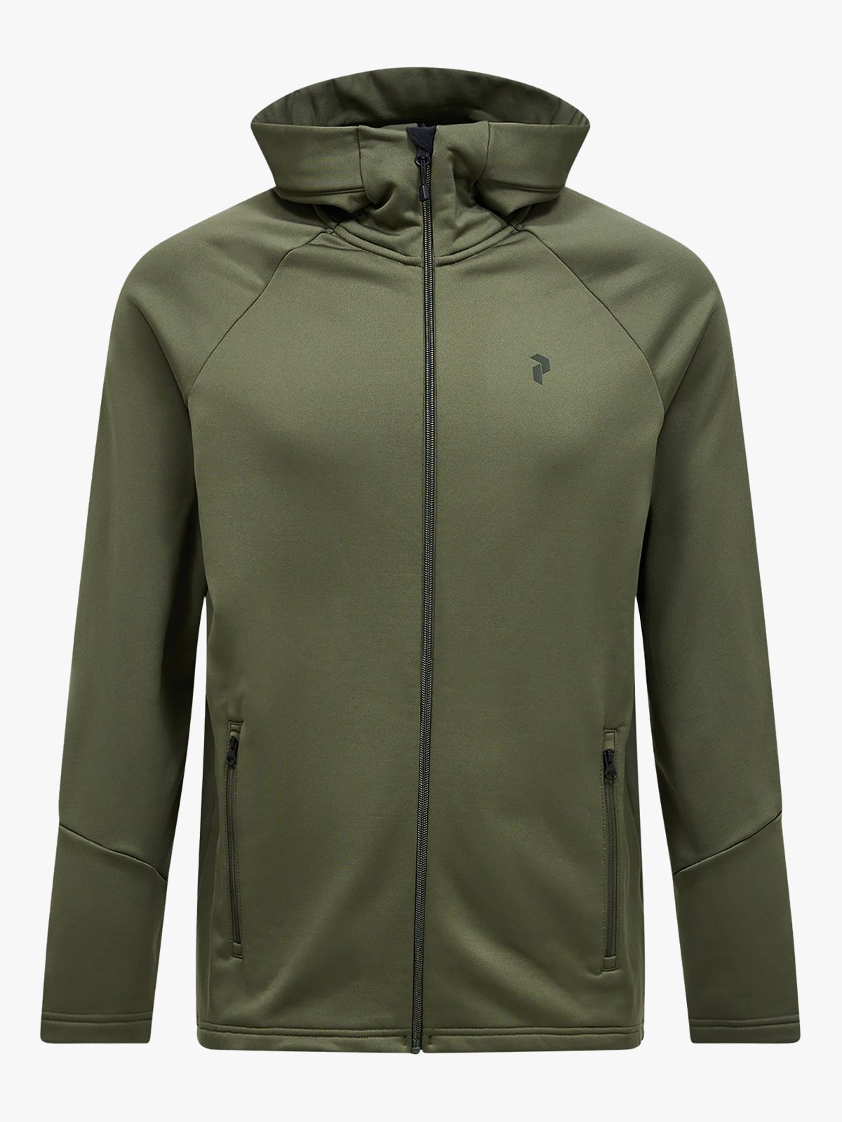 Peak Performance Rider Essentials Zip Hood Pine Needle