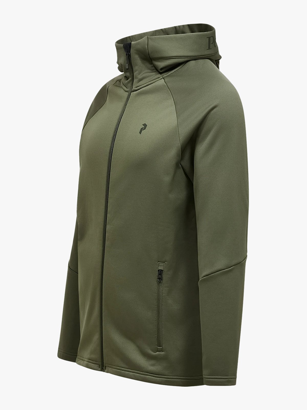 Peak Performance Rider Essentials Zip Hood Pine Needle