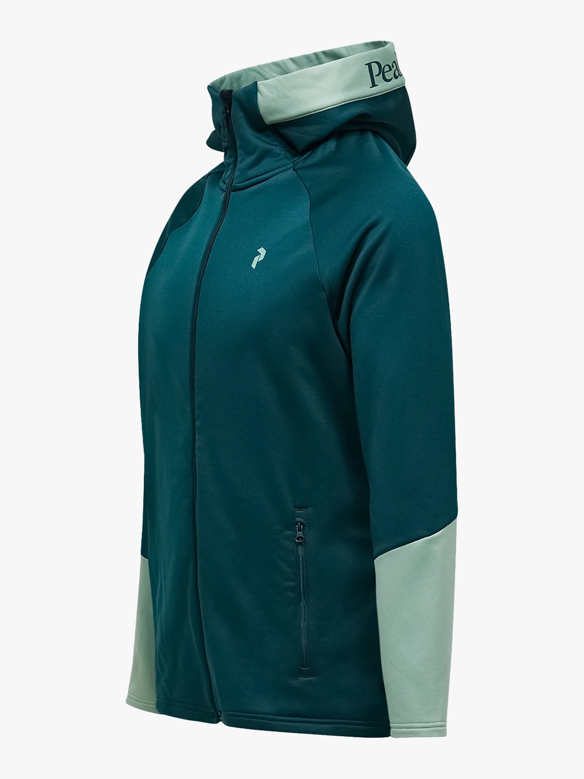 Peak Performance Rider Essentials Zip Hood Ponderosa Pine / Green Valley