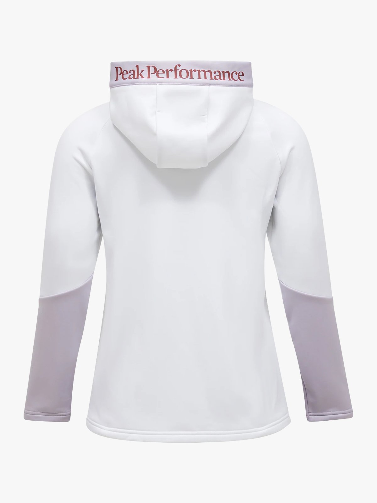 Peak Performance Rider Essentials Zip Hood White / Misty Lavendel