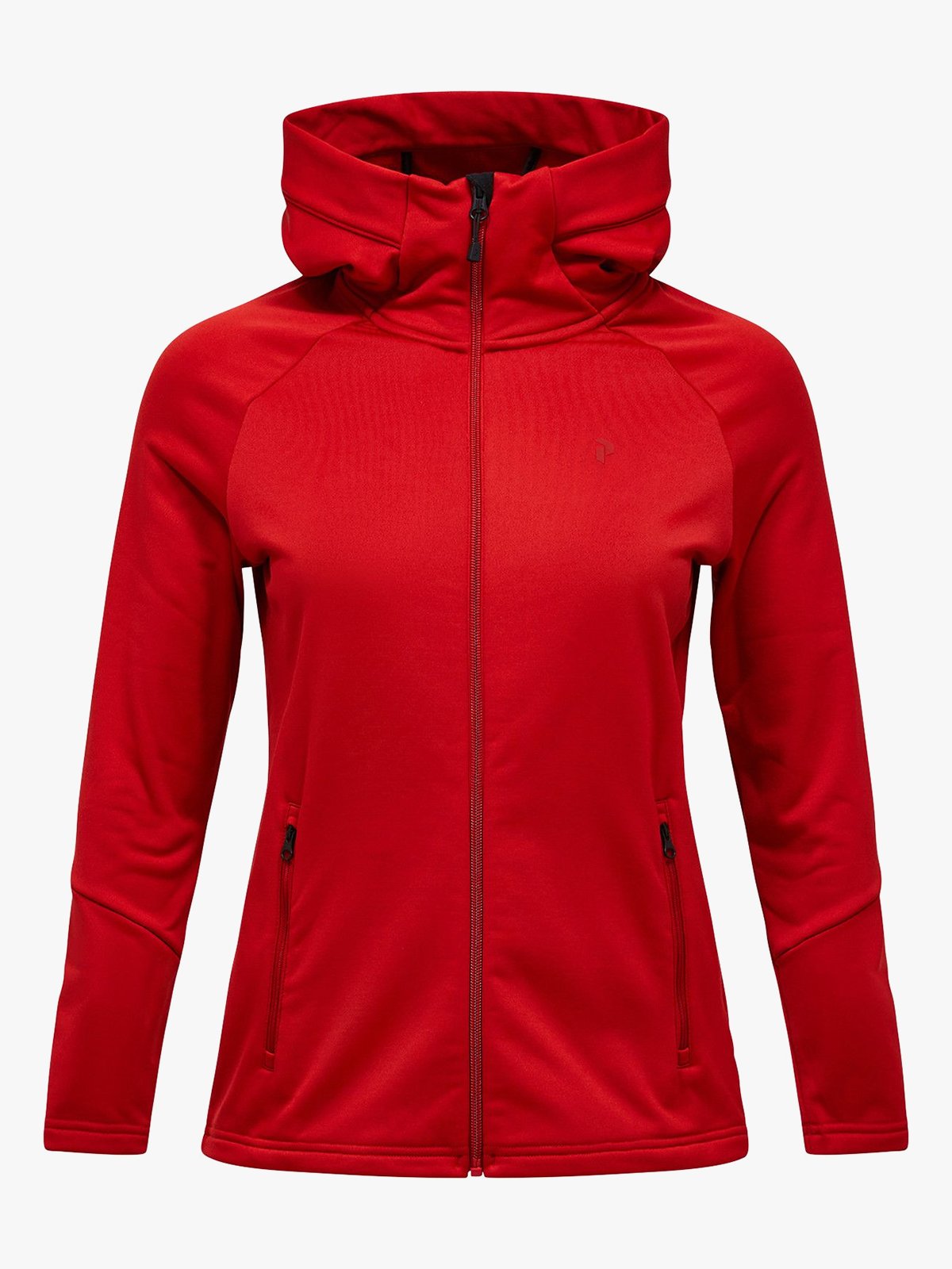 Peak Performance Rider Essentials Zip Hood Red Pompeian