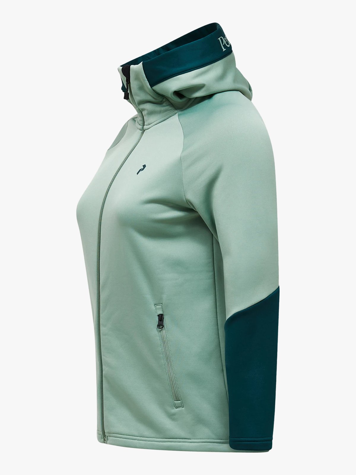 Peak Performance Rider Essentials Zip Hood Green Valley / Ponderosa Pine