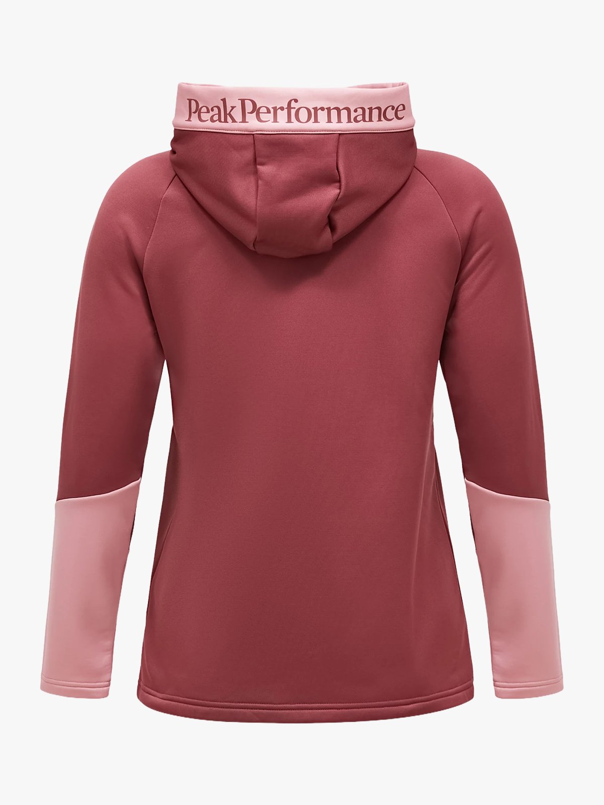 Peak Performance Rider Essentials Zip Hood Wild Rouge / Warm Blush