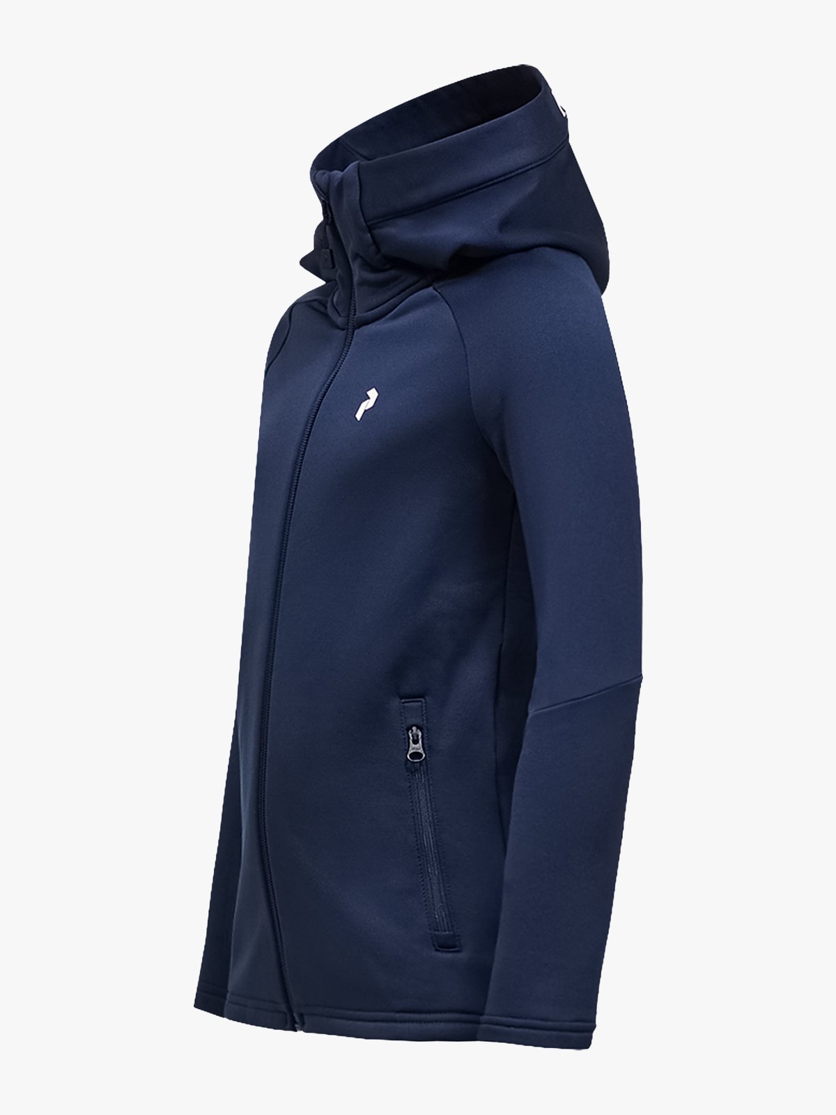 Peak Performance Junior Rider Essentials Zip Hood Blue Shadow
