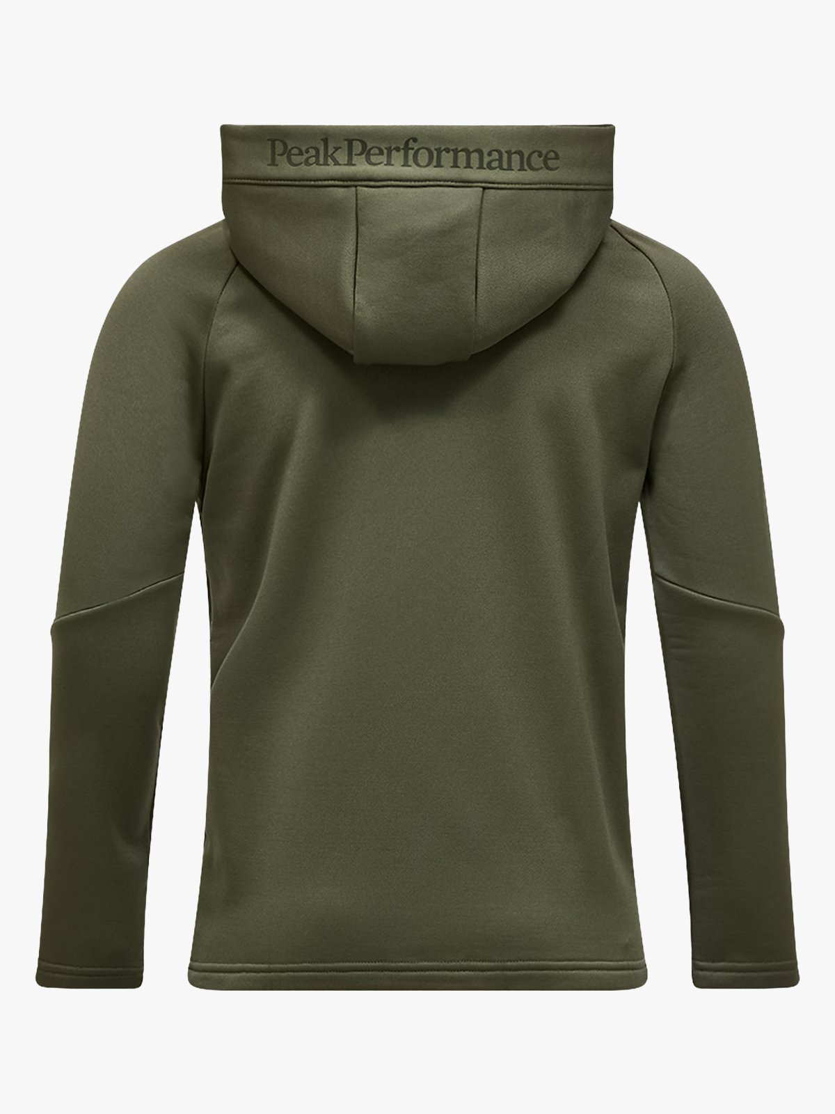 Peak Performance Junior Rider Essentials Zip Hood Pine Needle