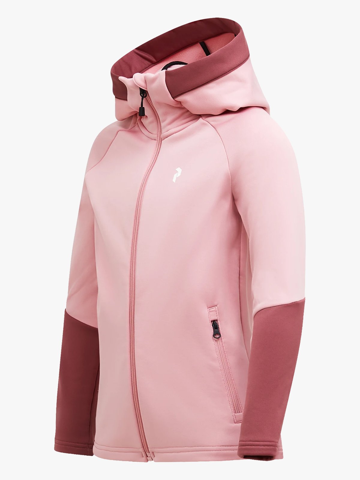 Peak Performance Junior Rider Essentials Zip Hood Wild Blush / Wild Rouge