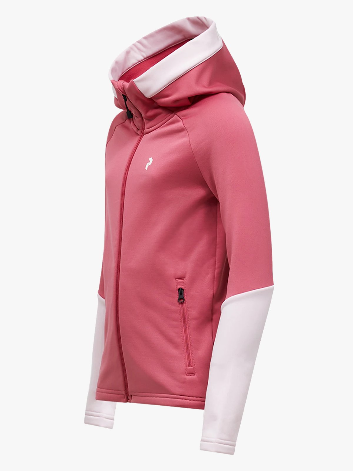 Peak Performance Junior Rider Essentials Zip Hood Mountain Blush / Frosted Blossom