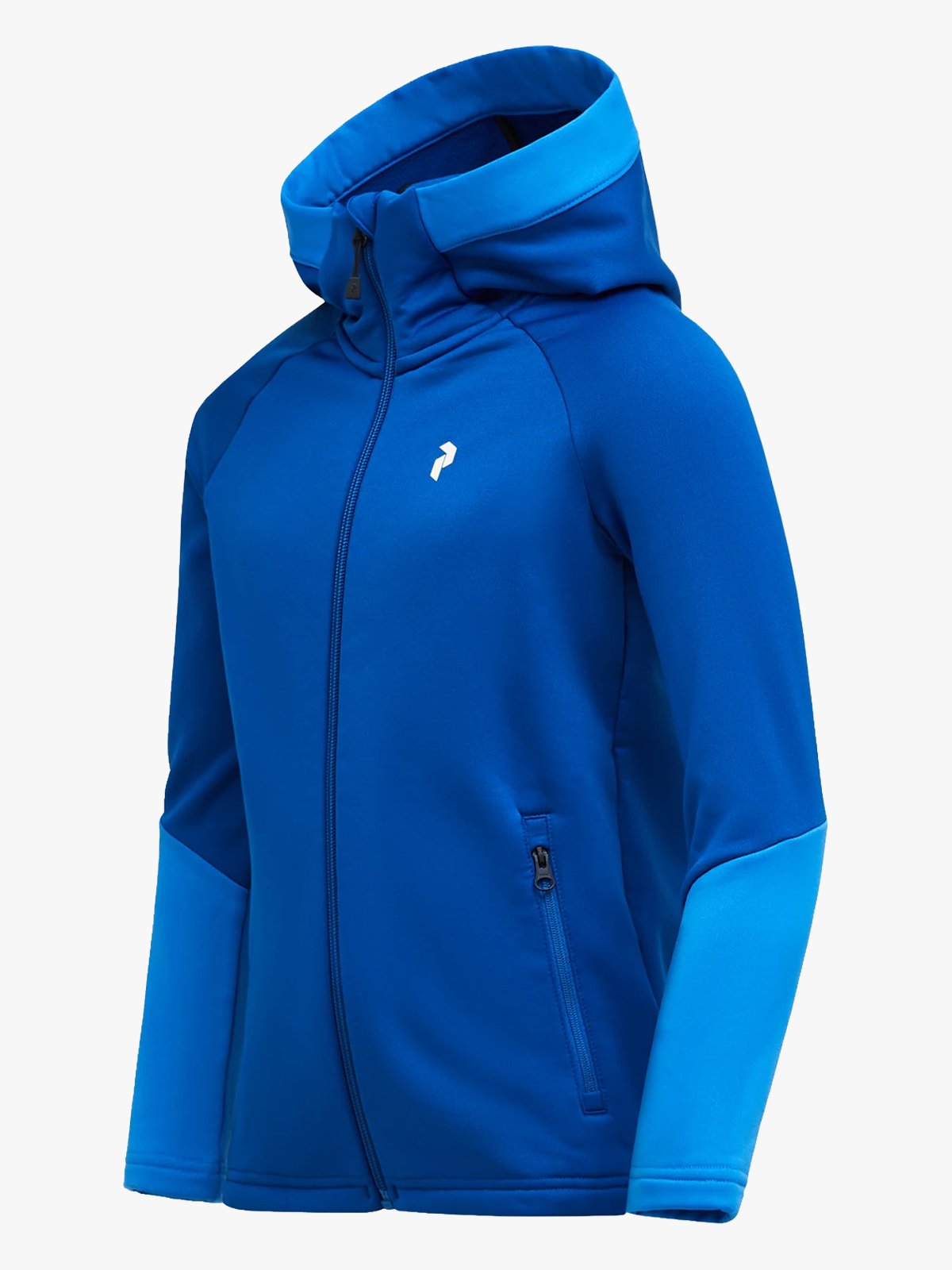 Peak Performance Junior Rider Essentials Zip Hood True Blue / Crisp Air Blue