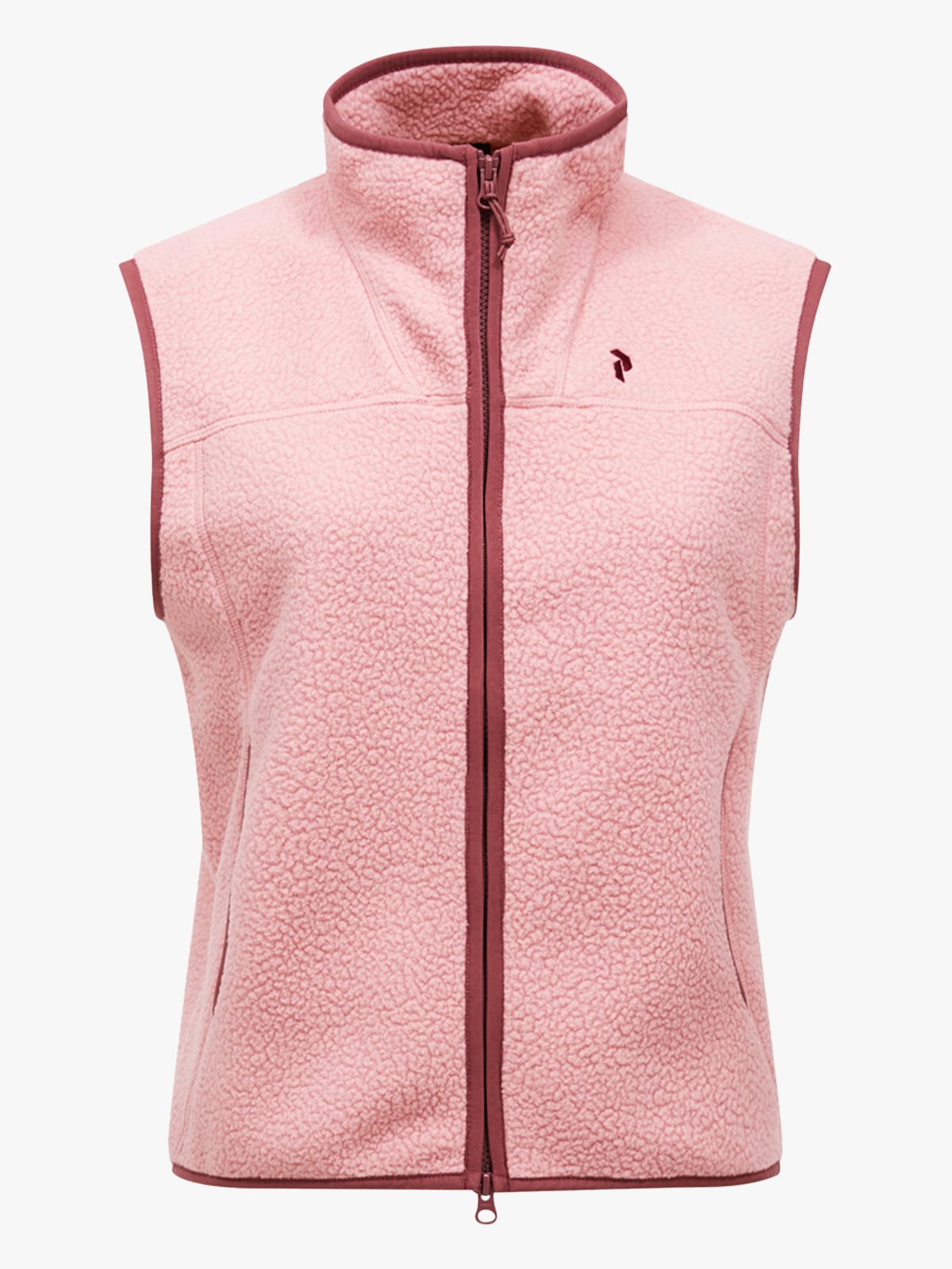Peak Performance NatureRush Pile Vest Women Warm Blush / Wild Rouge
