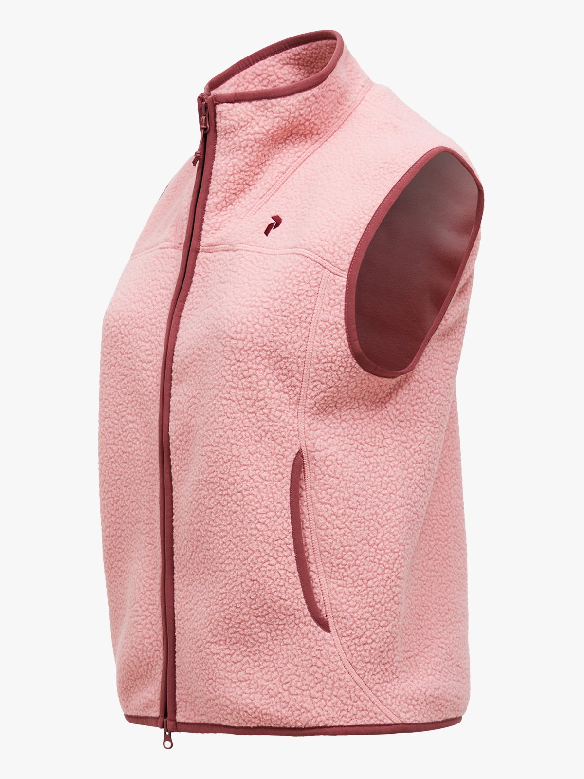 Peak Performance NatureRush Pile Vest Women Warm Blush / Wild Rouge