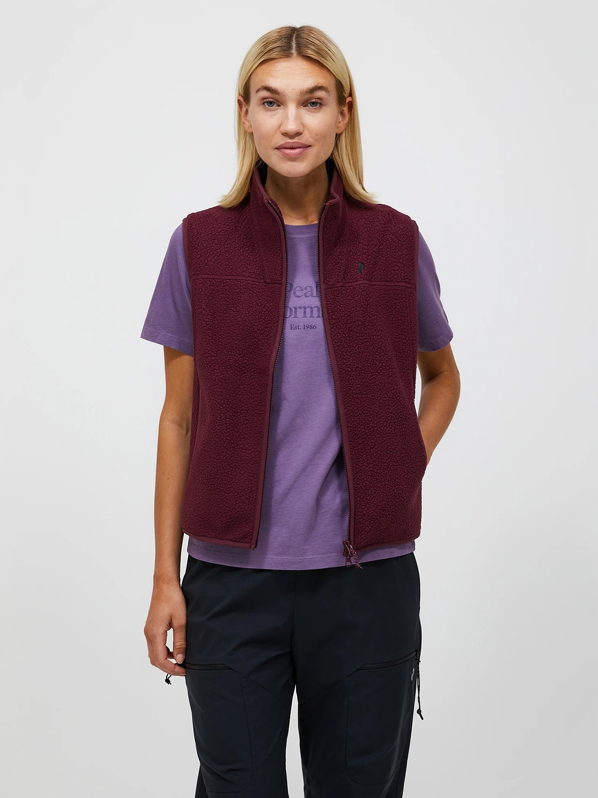 Peak Performance NatureRush Pile Vest Women Porto