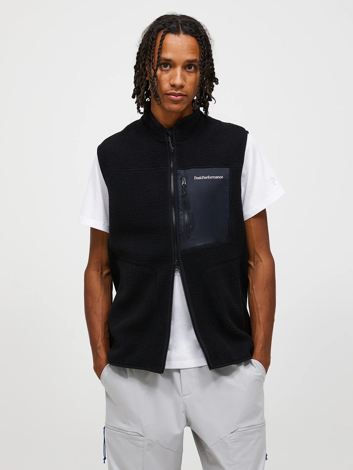 Peak Performance NatureRush Pile Vest Men Black