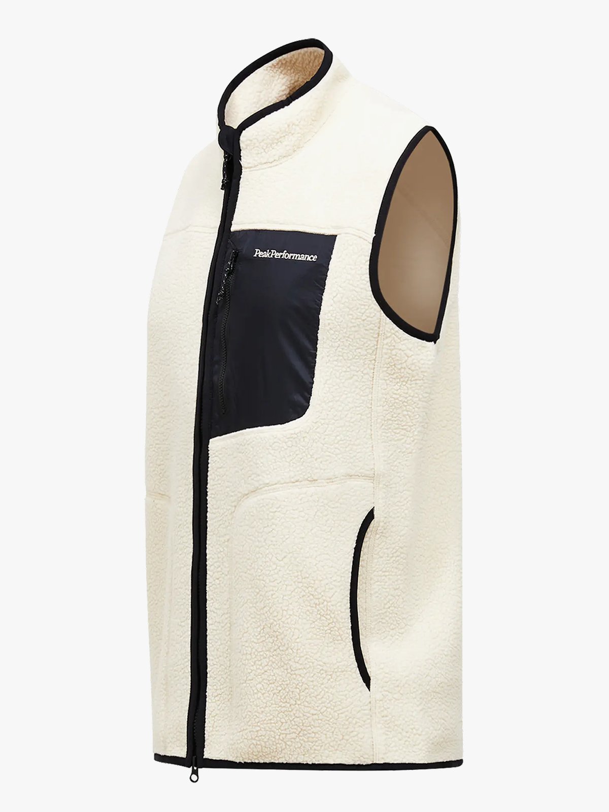 Peak Performance NatureRush Pile Vest Men Sand Fog / Black