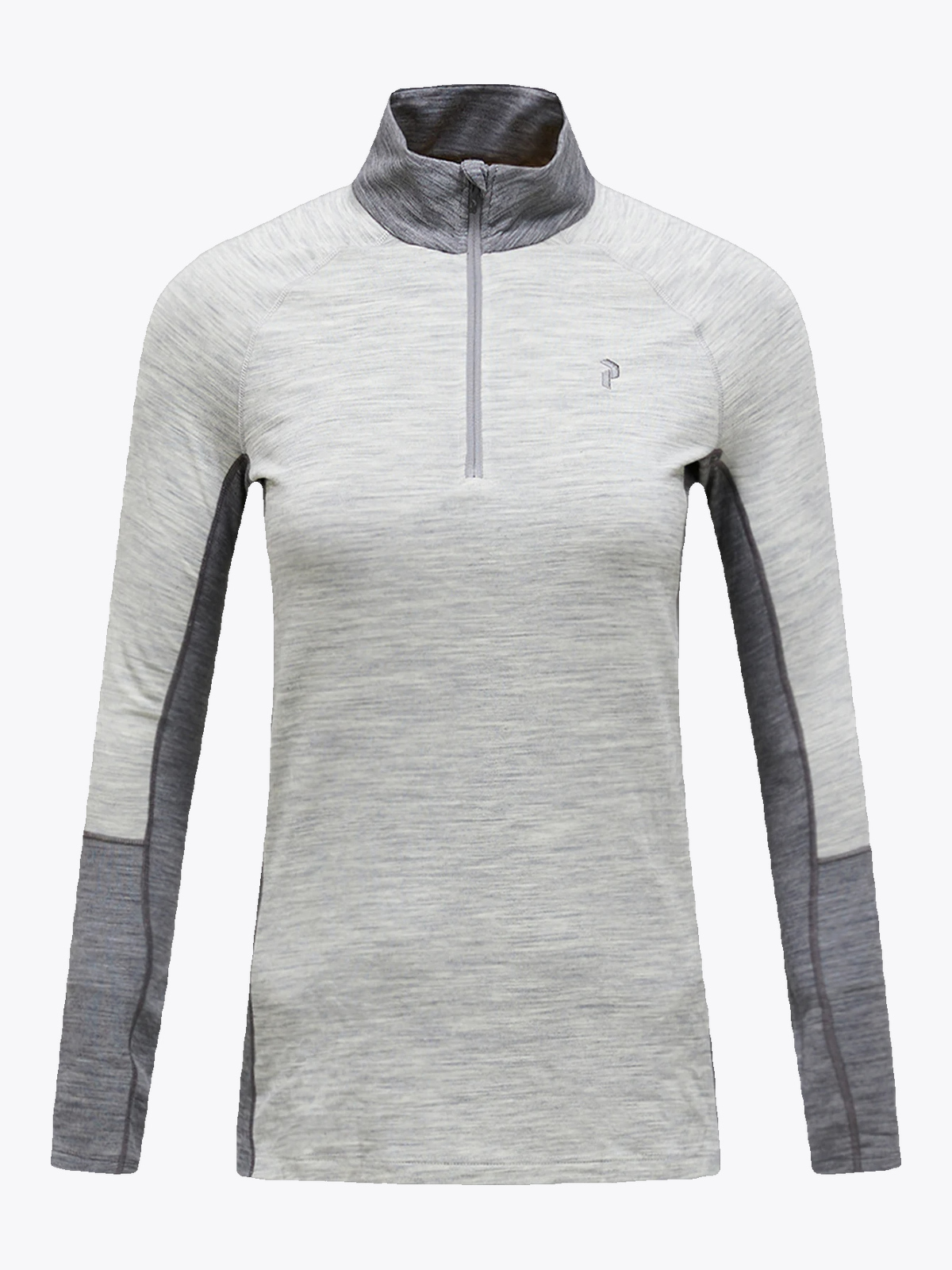 Peak Performance W Magic Half Zip Grey Melange