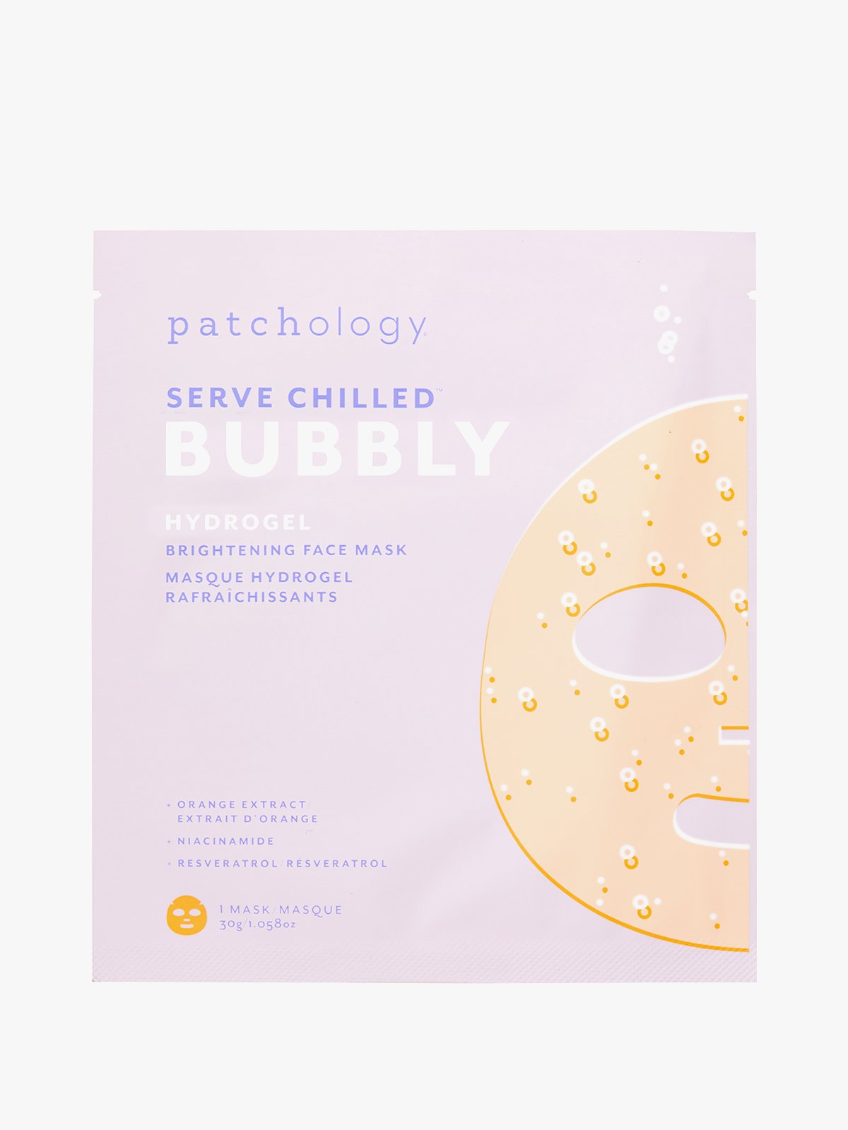 Patchology Serve Chilled™ Bubbly Brightening Hydrogel Face Mask - Single Flerfarget