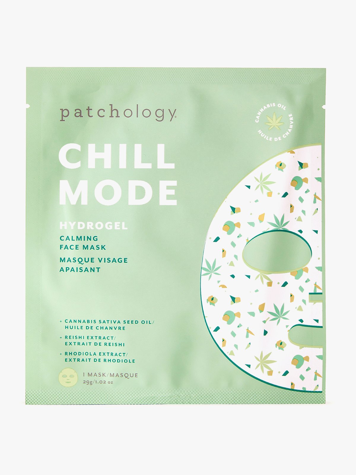 Patchology Chill Mode Calming Hydrogel Face Mask - Single Flerfarget