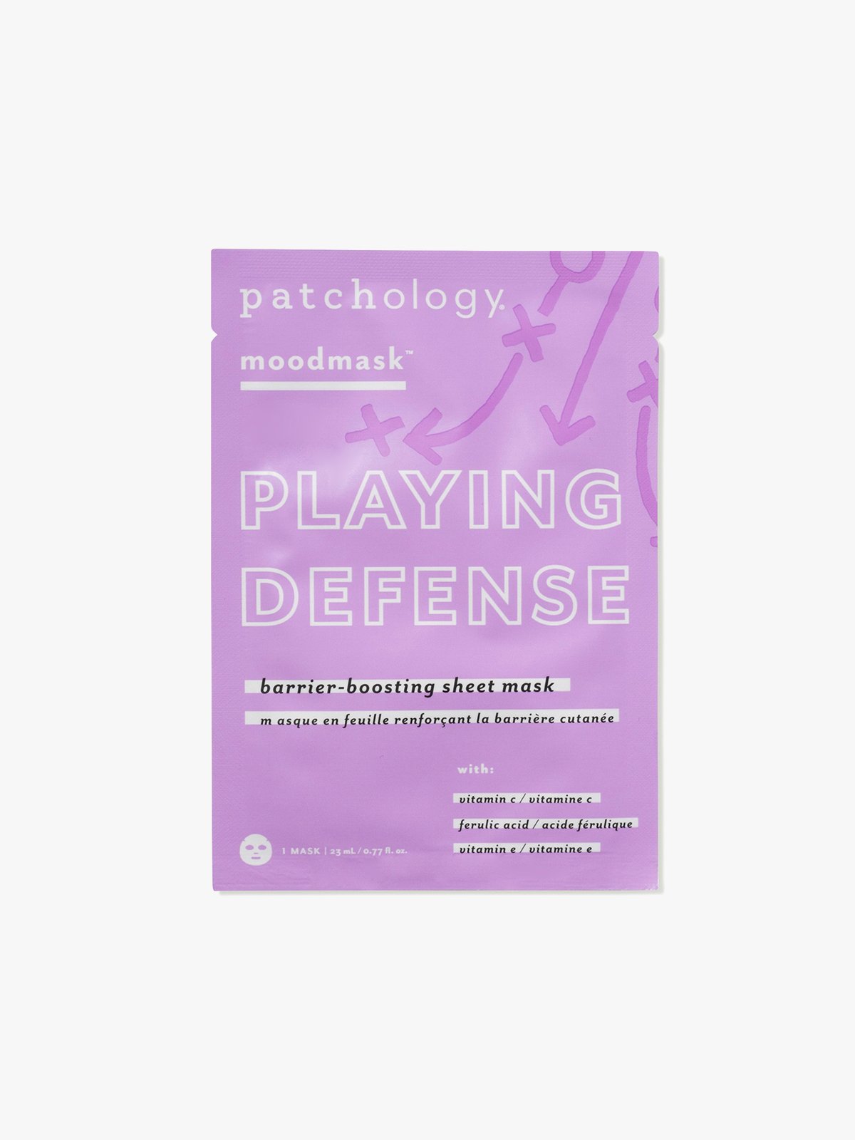 Patchology moodmask™ Playing Defense - Single Flerfarget