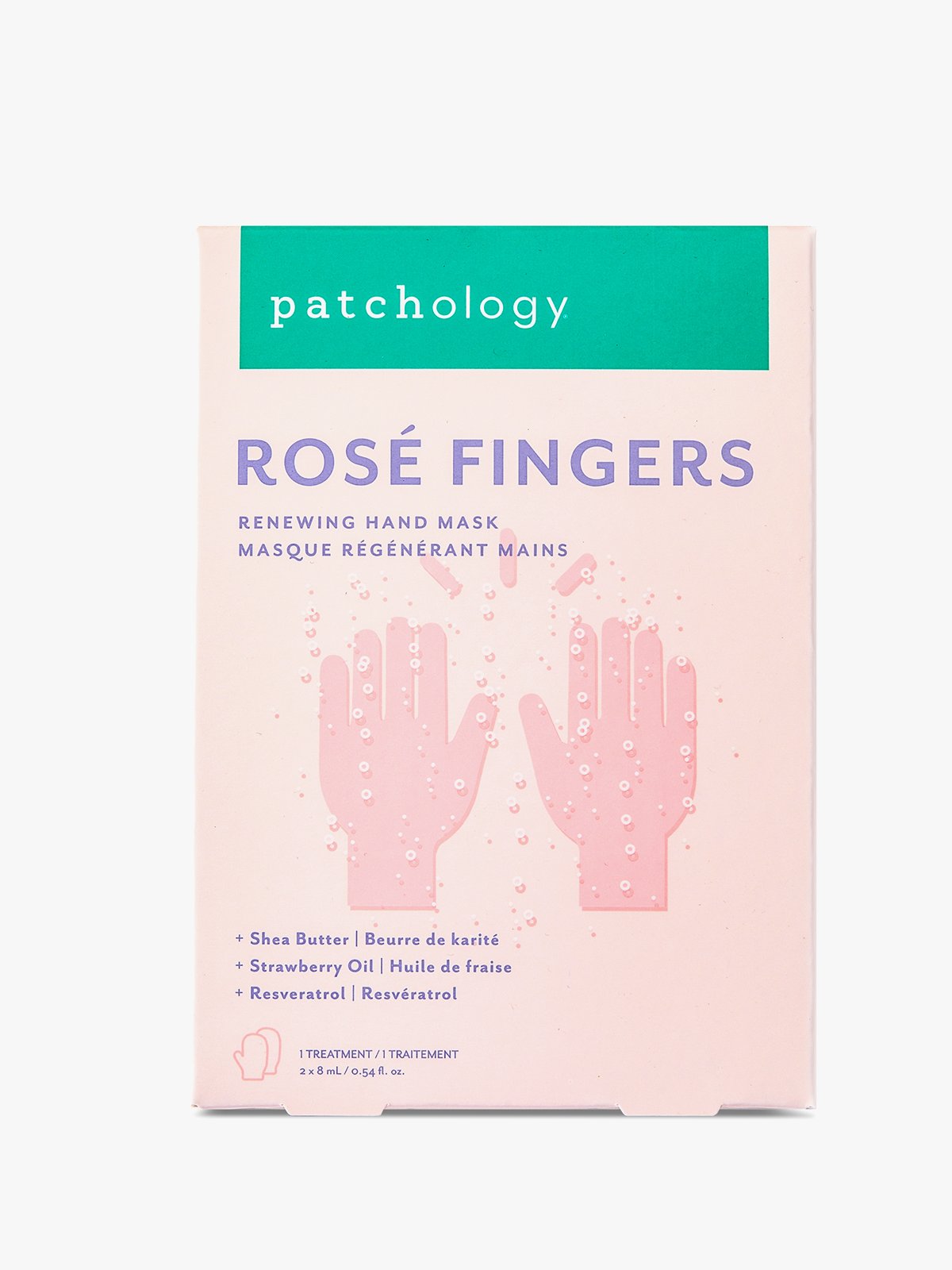 Patchology Rosé Fingers- Hydrating & Anti-Aging Hand Mask Flerfarget