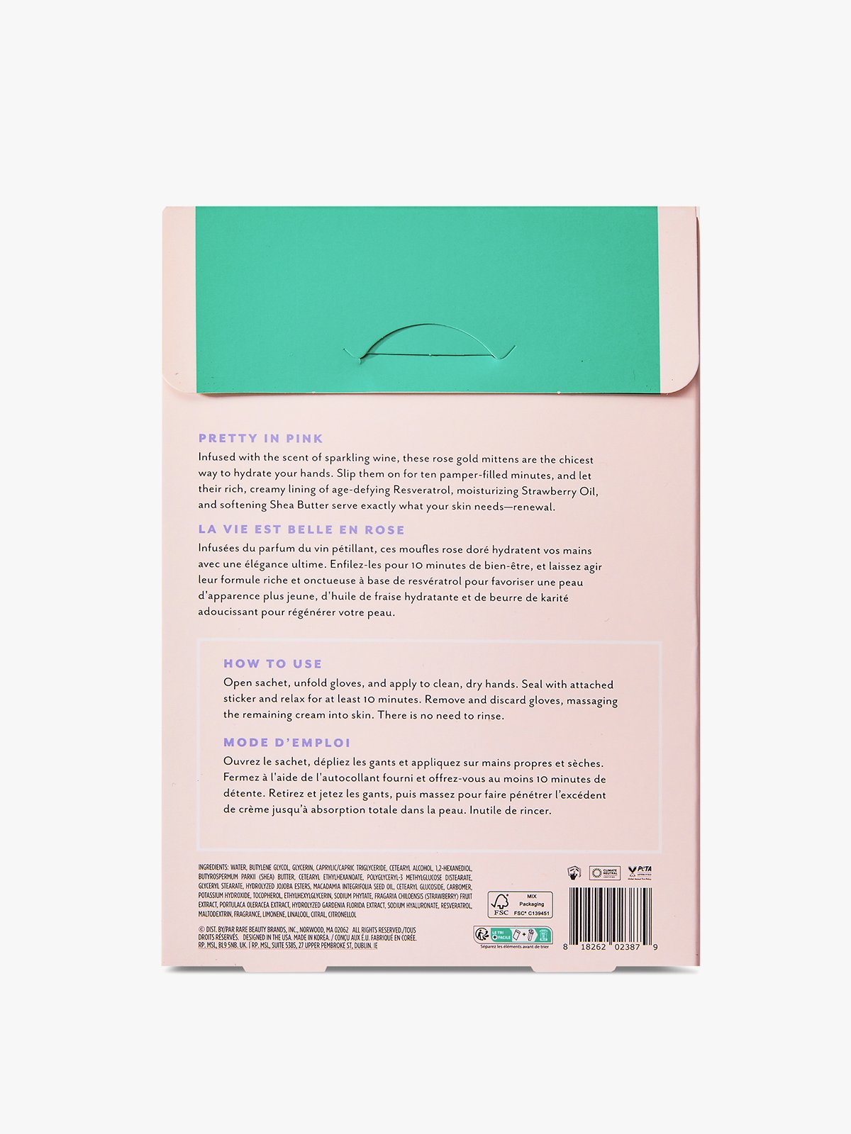 Patchology Rosé Fingers- Hydrating & Anti-Aging Hand Mask Flerfarget