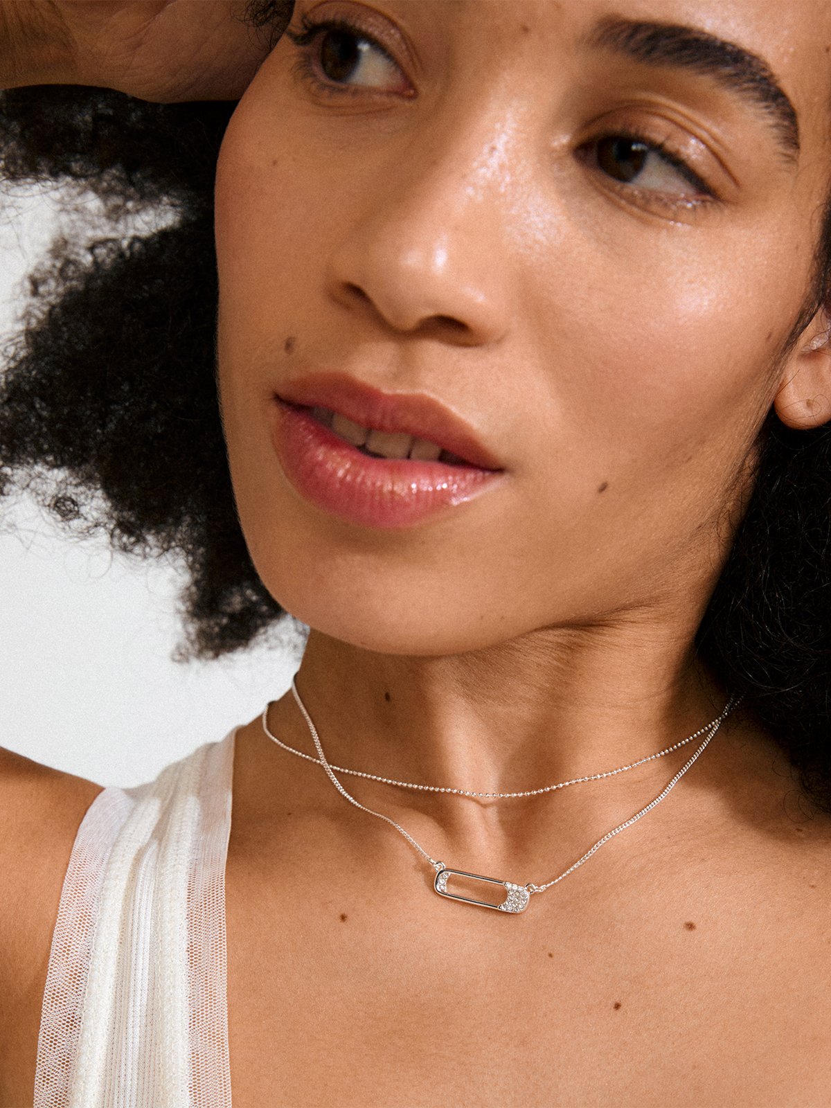 Pilgrim Instant Halskjede 2-i-1 Sett Sølvbelagt