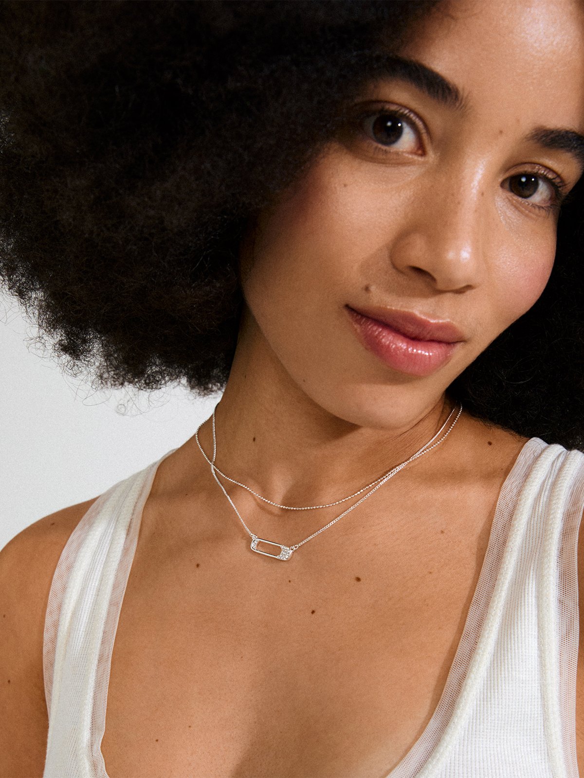 Pilgrim Instant Halskjede 2-i-1 Sett Sølvbelagt