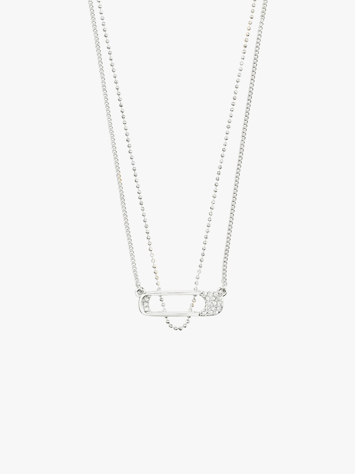 Pilgrim Instant Halskjede 2-i-1 Sett Sølvbelagt