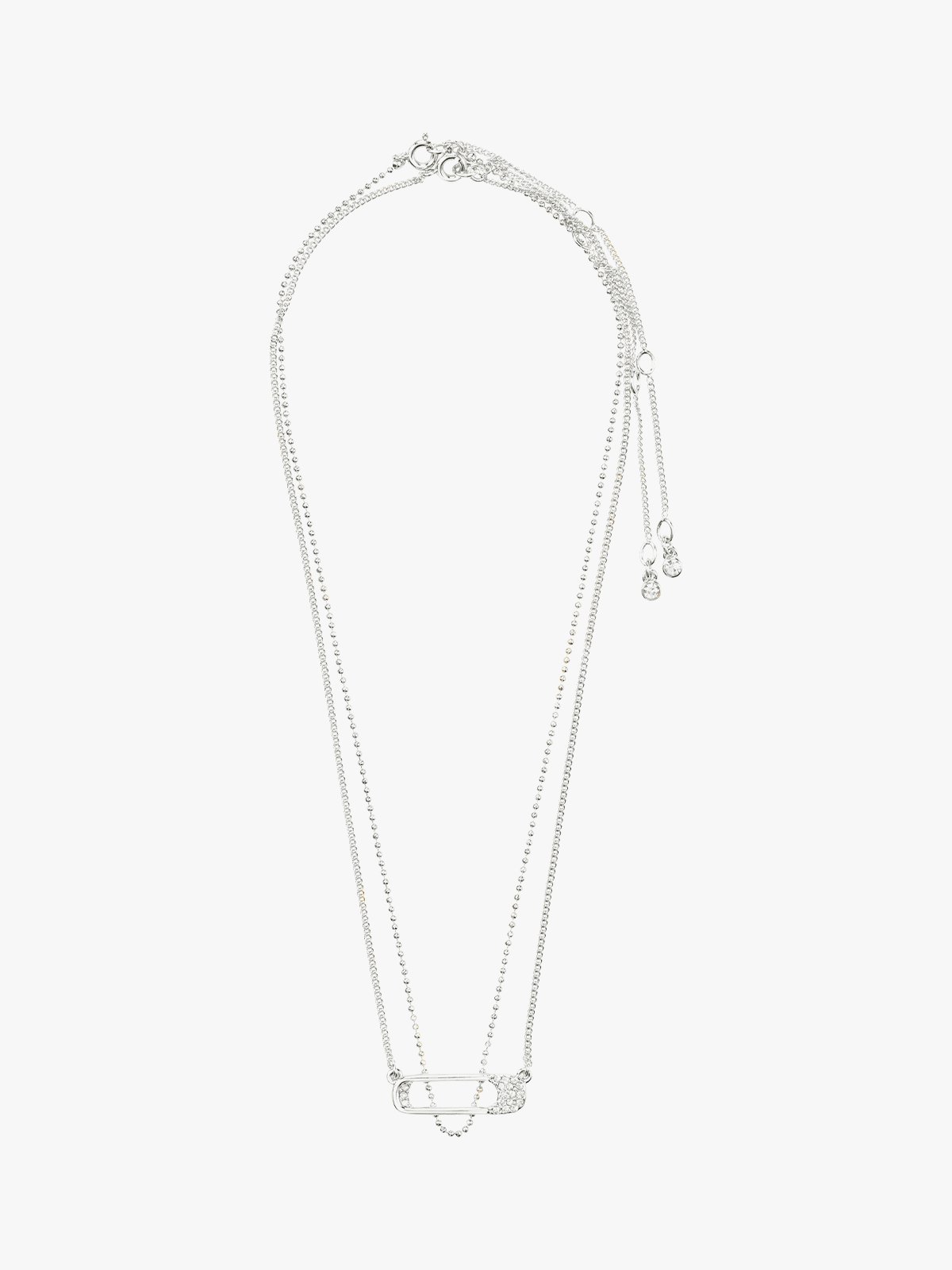 Pilgrim Instant Halskjede 2-i-1 Sett Sølvbelagt