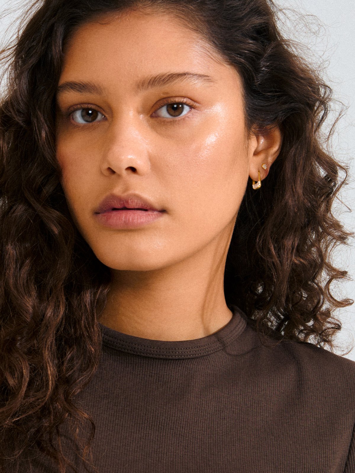 Pilgrim Instant Øredobber 2-i-1 Sett Gullbelagt