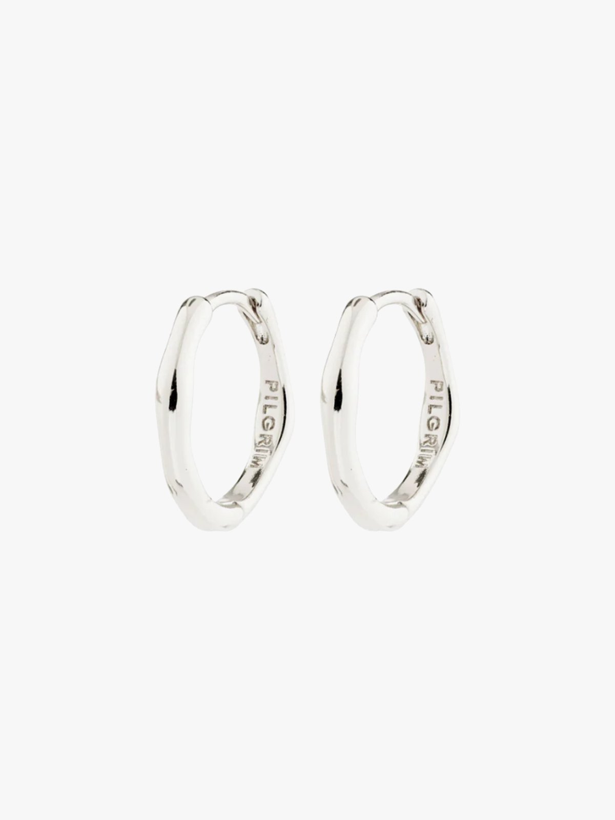 Pilgrim Nova Hoop Øredobber Silver