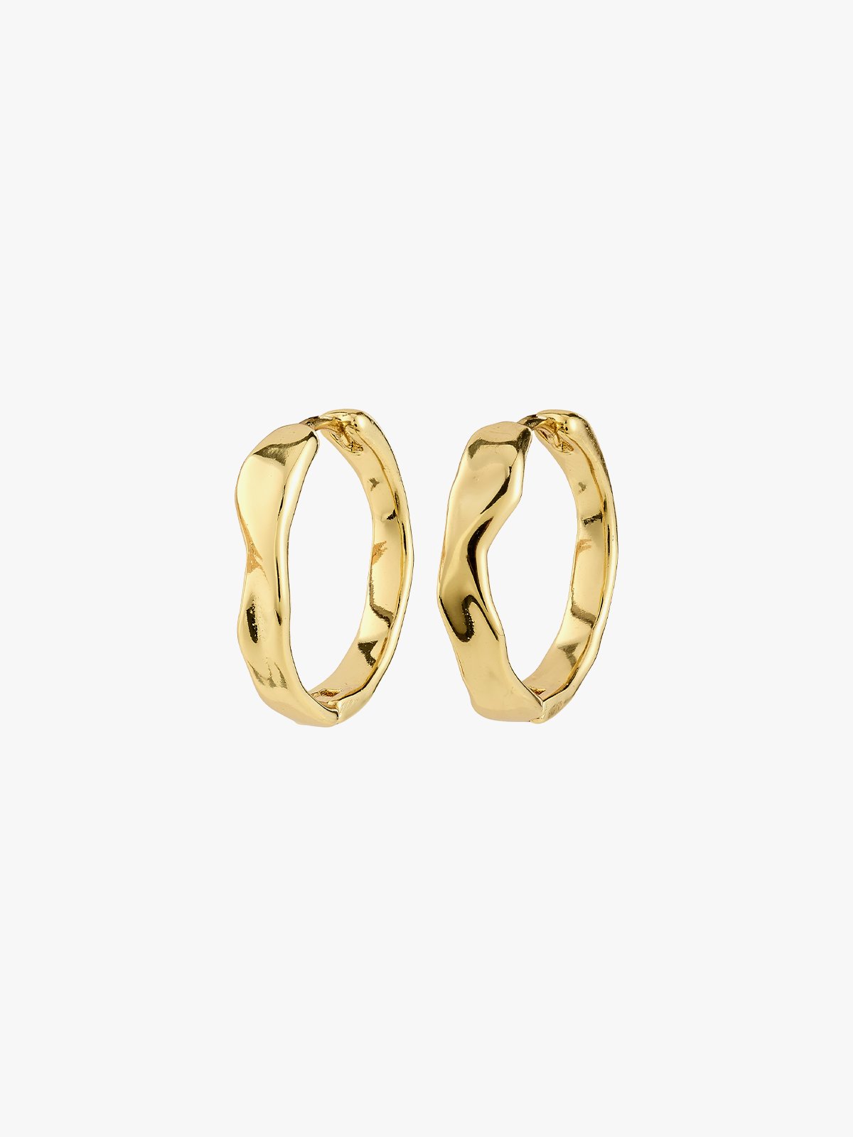 Pilgrim Ember Small Hoops Gold