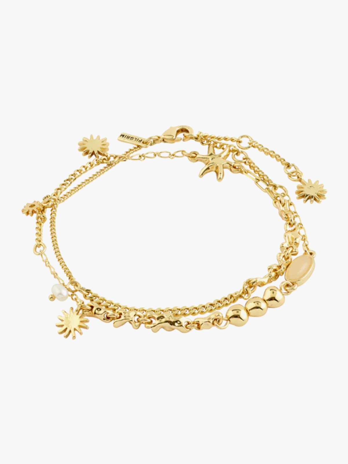 Pilgrim Prism Armbånd Gullbelagt