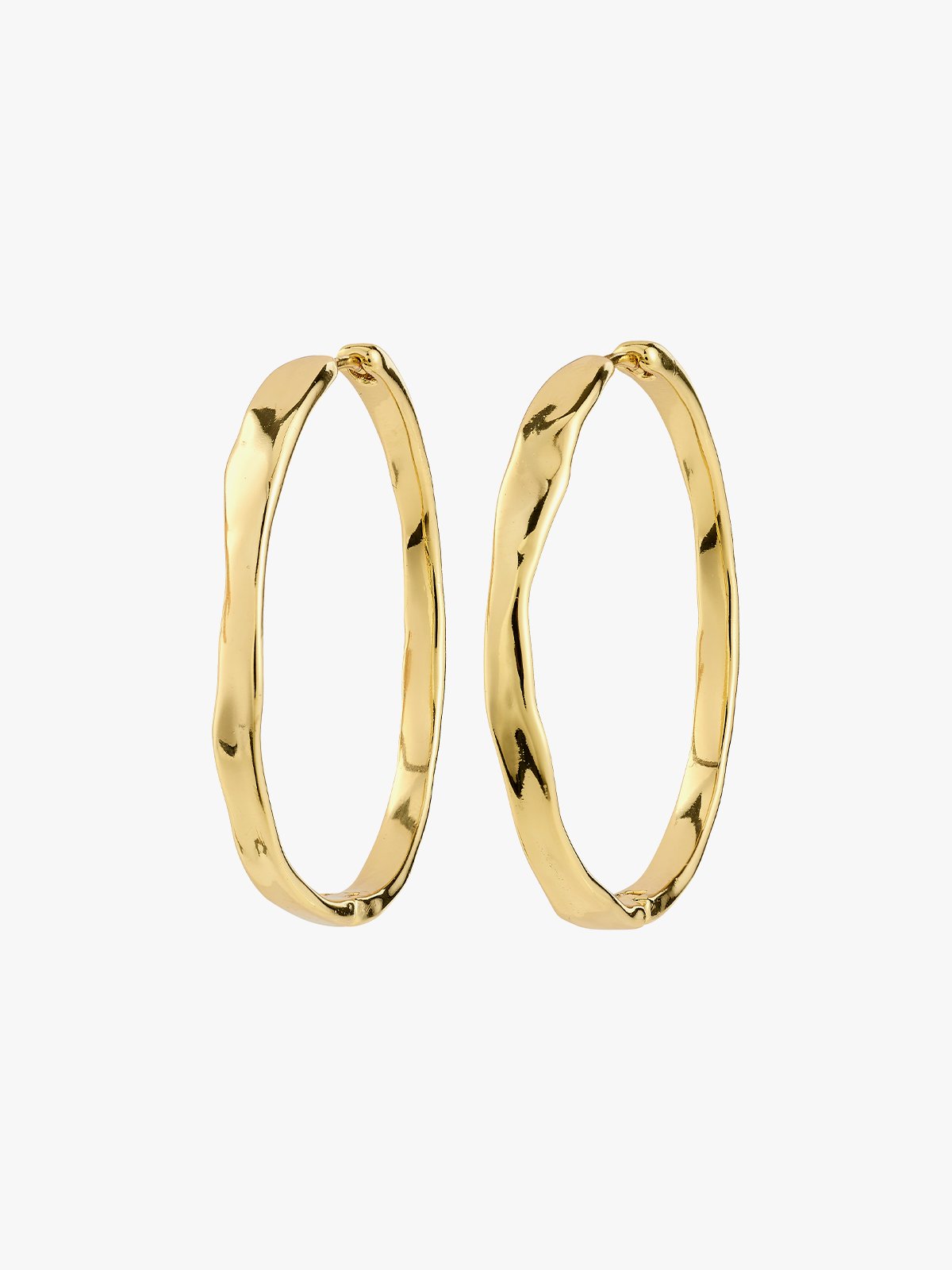 Pilgrim Ember Large Hoops Gold