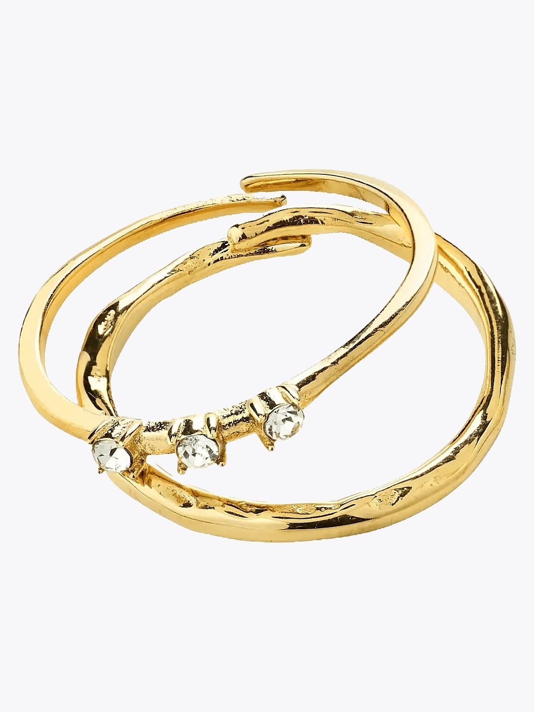 Pilgrim Ivarin Ringer 2-i-1 Sett Gold