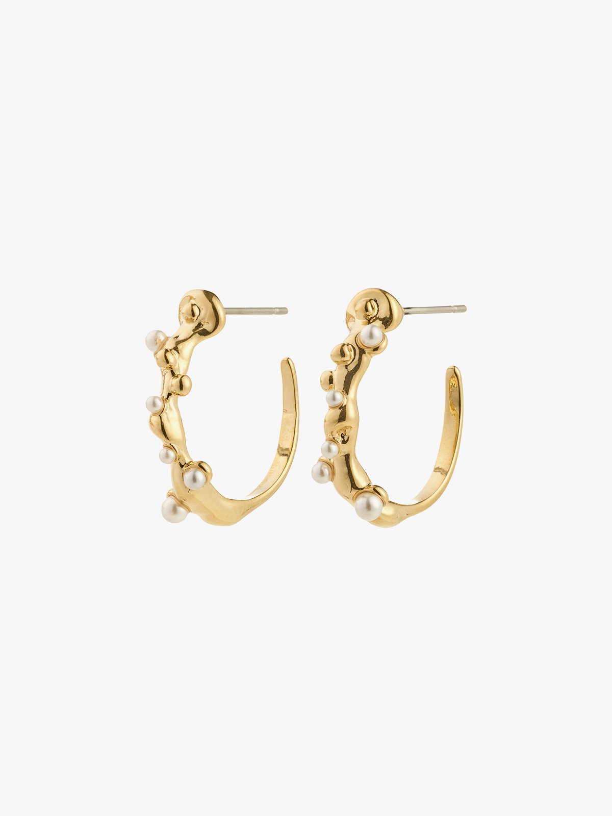 Pilgrim Hadley Øredobber Gullbelagt