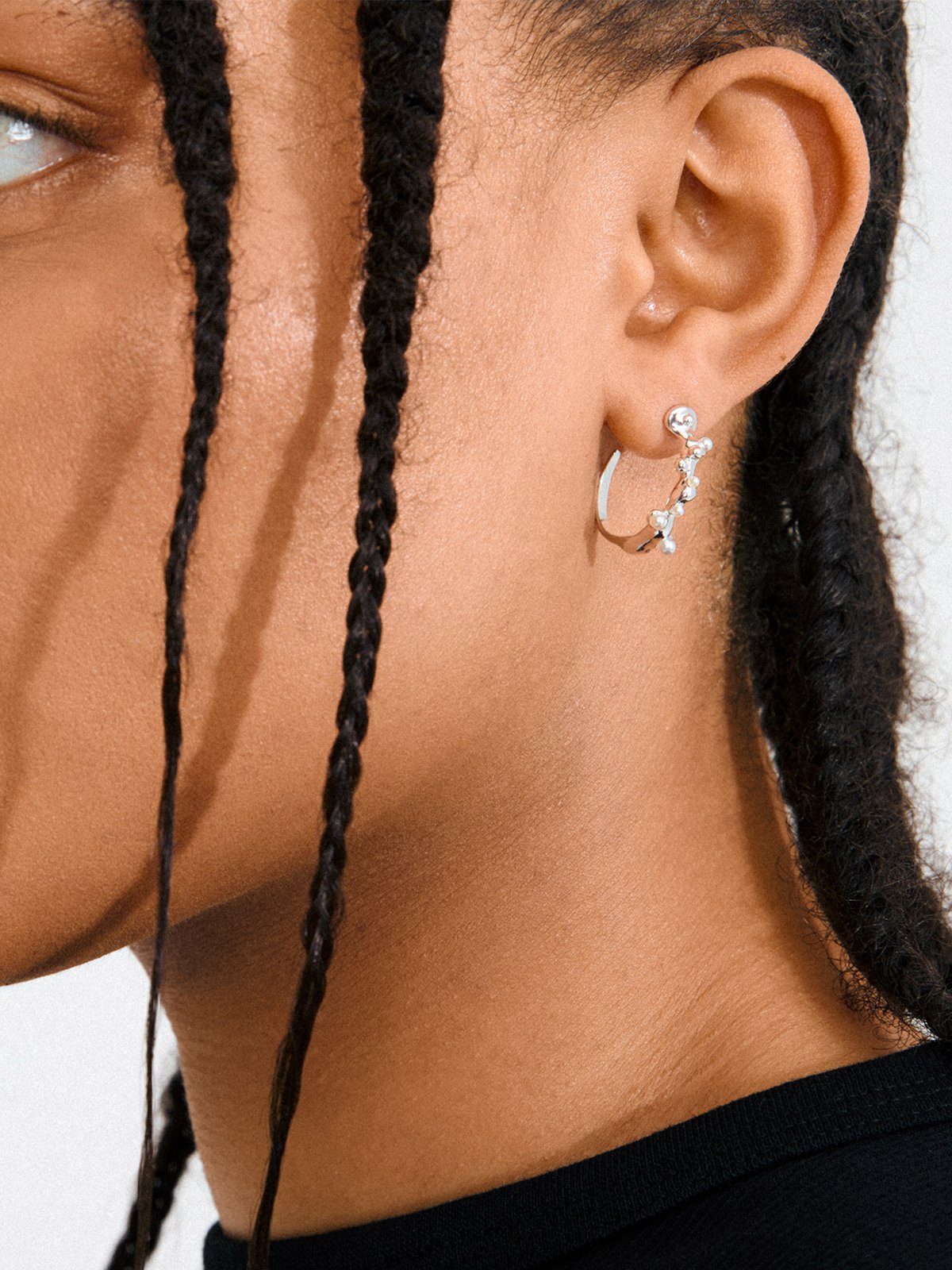 Pilgrim Hadley Øredobber Sølvbelagt