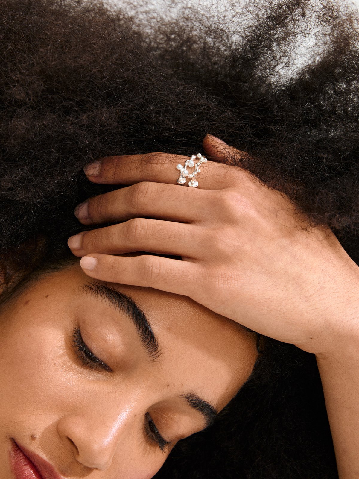 Pilgrim Hadley Ring 2-i-1 Sett Sølvbelagt