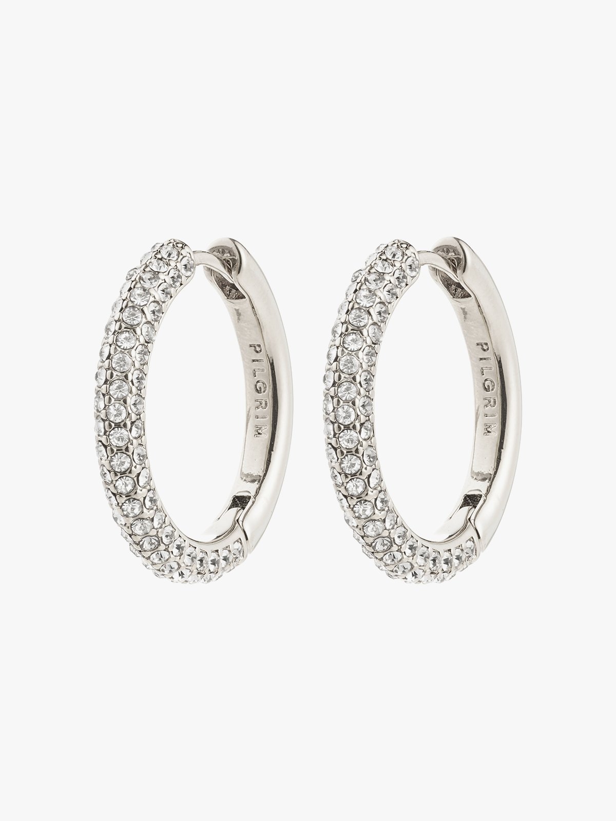 Pilgrim Tatum Large Hoops Sølvbelagt