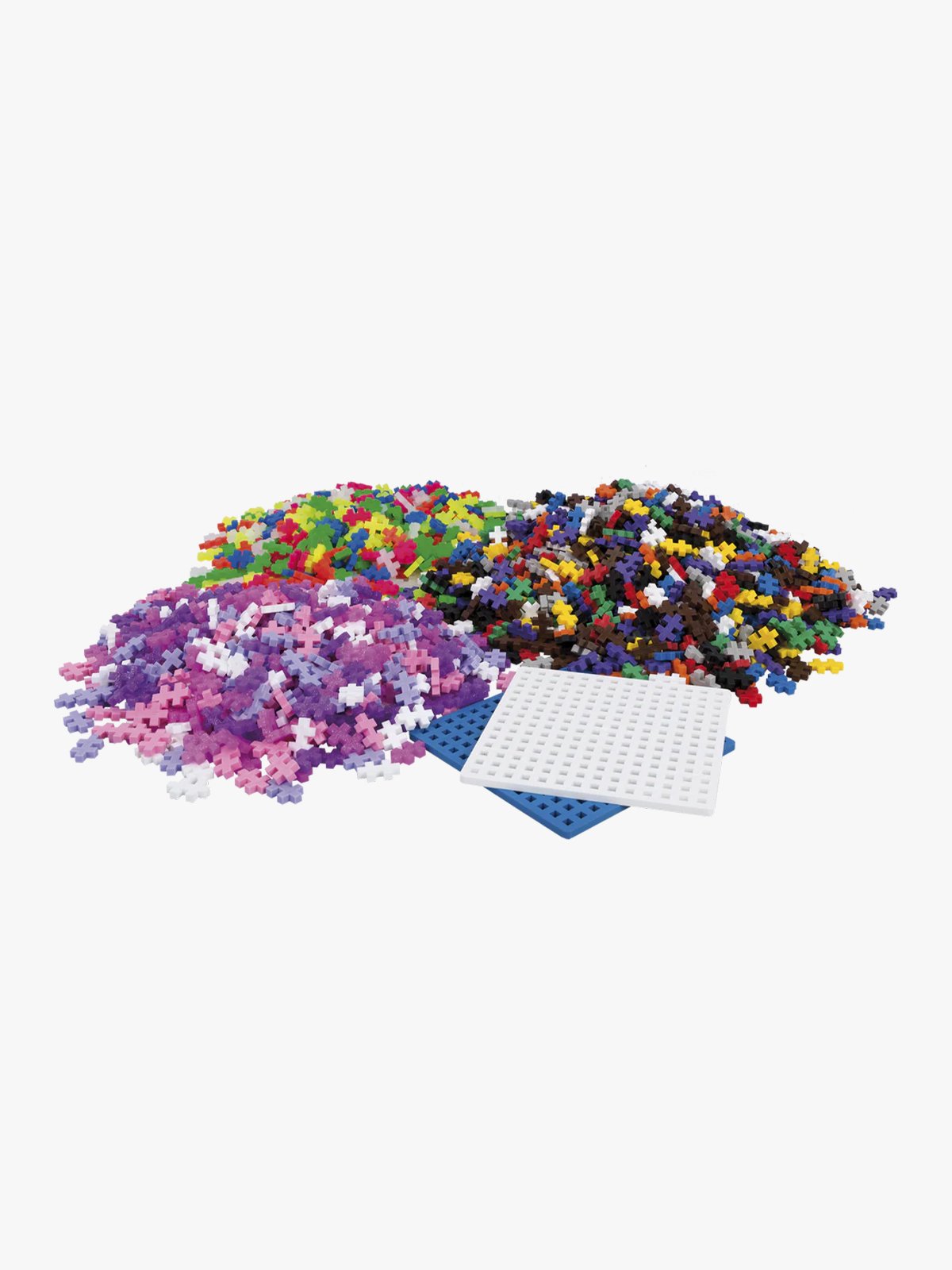 Plus-Plus Storage Box Mix - 2400 pcs Flerfarget