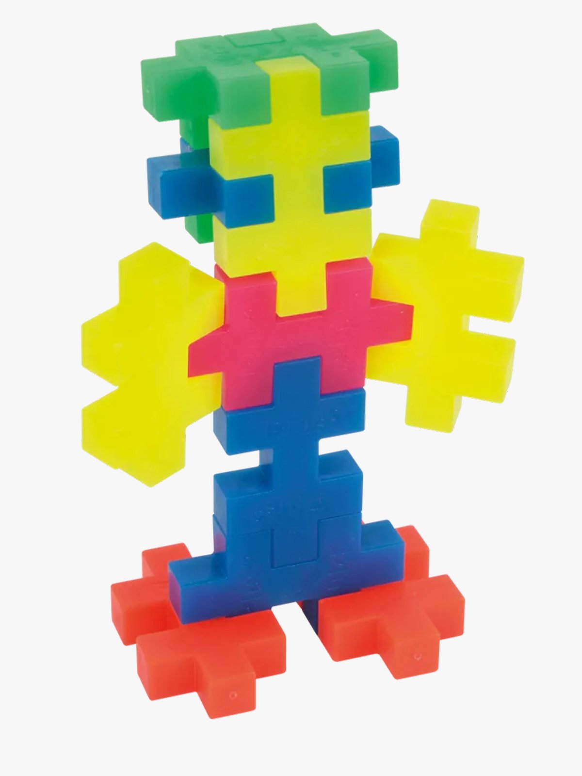 Plus-Plus BIG Neon Mix - 100 pcs Flerfarget