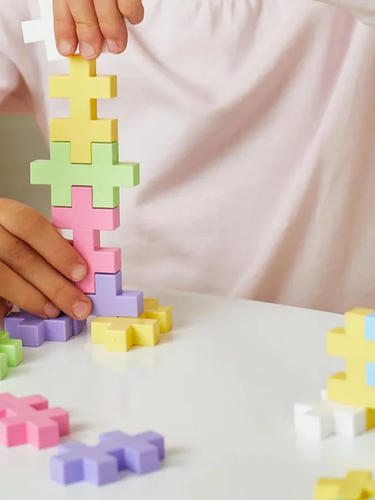 Plus-Plus BIG Pastel Mix - 100 pcs Flerfarget