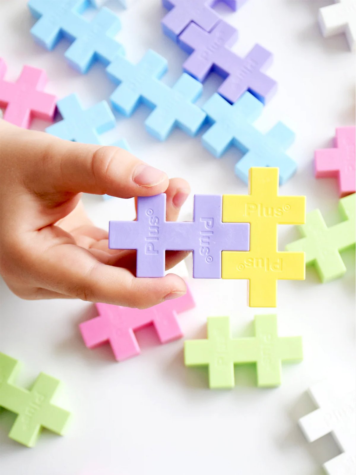 Plus-Plus BIG Pastel Mix - 100 pcs Flerfarget