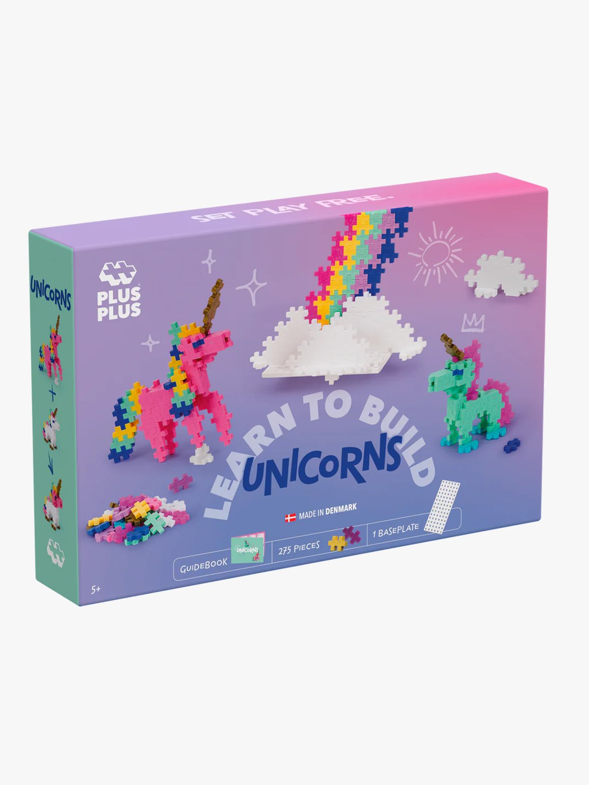 Plus-Plus Learn to Build Unicorns Flerfarget